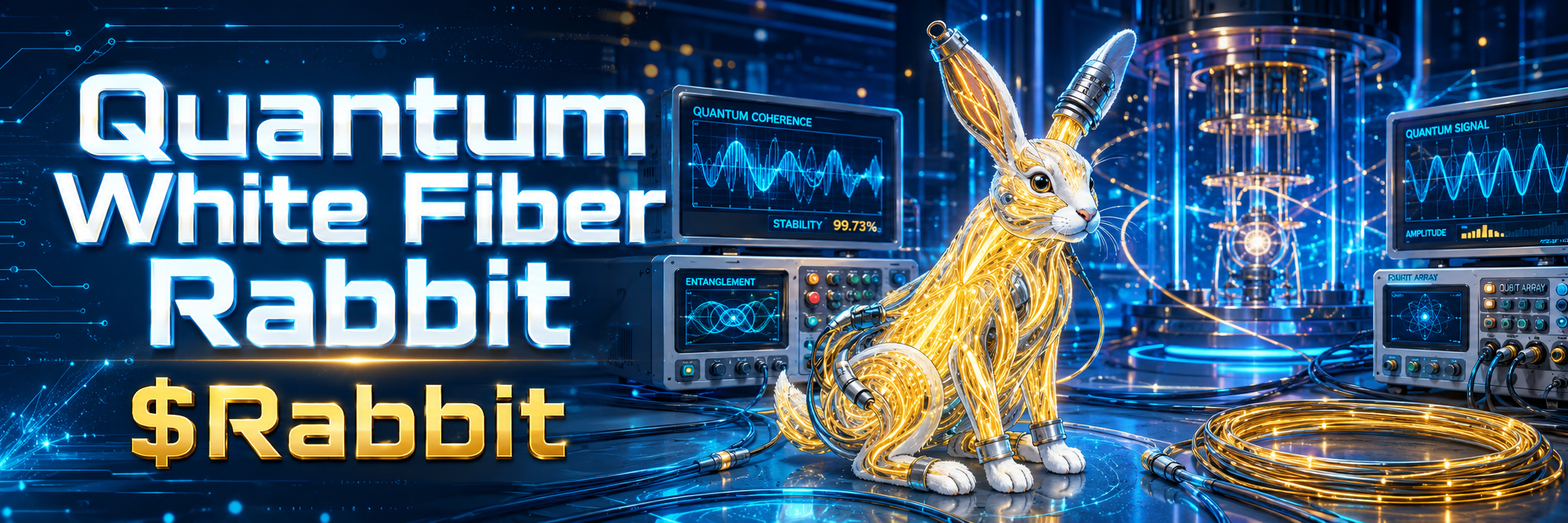 Quantum White Fiber Rabbit in a quantum laboratory